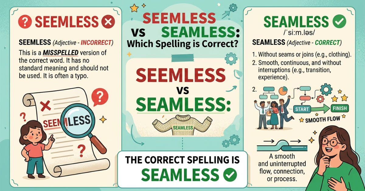Seemless vs Seamless: Which Spelling Is Correct?