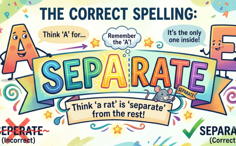 Seperate or Separate: Which Spelling Is Correct?