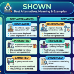 Shown Synonym: Best Alternatives, Meaning & Examples