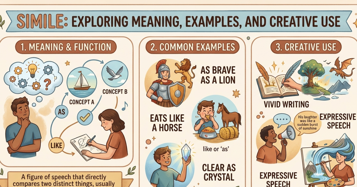 Simile Image: Meaning, Examples & Creative Use
