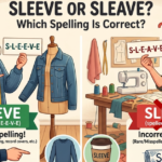 Sleave or Sleeve: Which Spelling Is Correct?