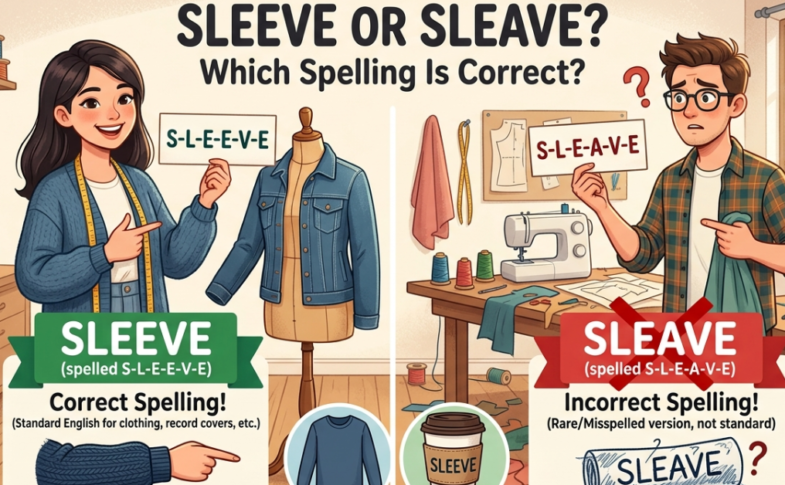 Sleave or Sleeve: Which Spelling Is Correct?