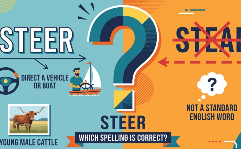 Steer or Stear? Which Spelling Is Correct?