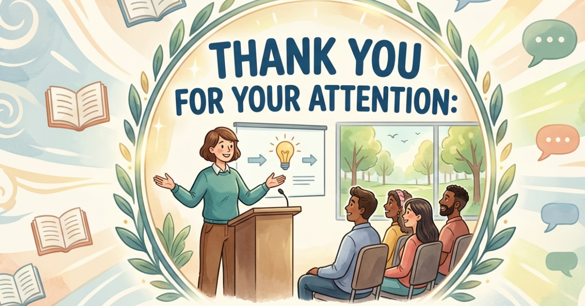 Thank You for Your Attention: Meaning & Proper Use