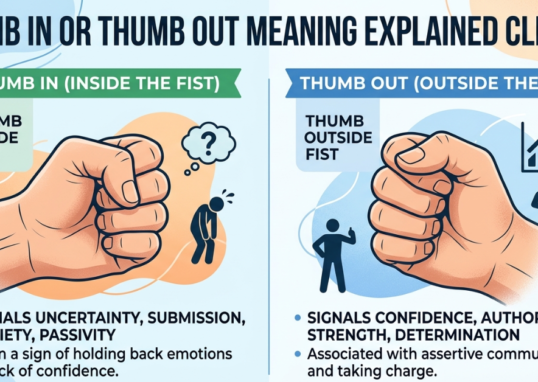 Thumb In or Thumb Out Meaning Explained Clearly
