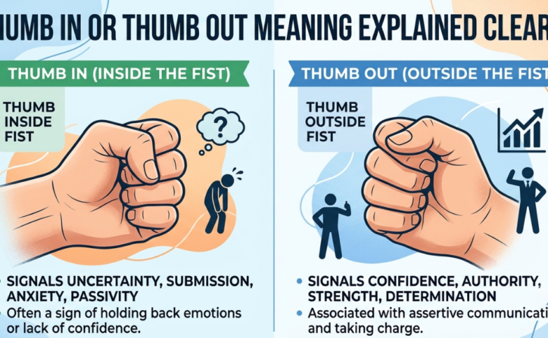 Thumb In or Thumb Out Meaning Explained Clearly