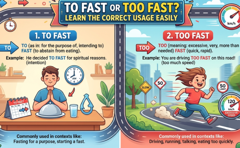 To Fast or Too Fast? Learn the Correct Usage Easily