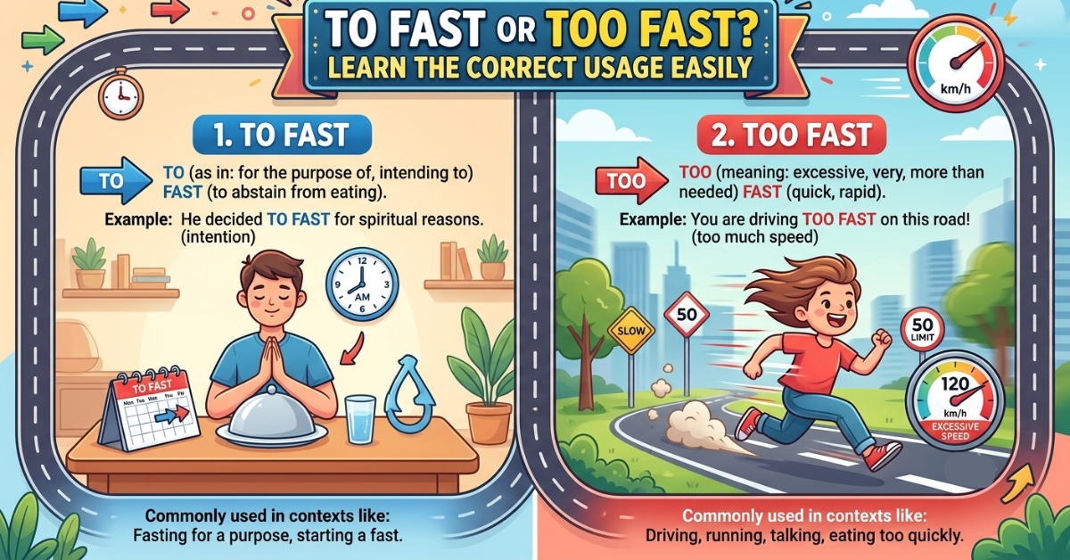 To Fast or Too Fast? Learn the Correct Usage Easily
