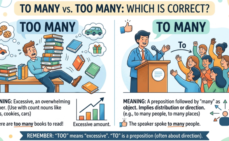 To Many or Too Many: What's the Correct Usage?