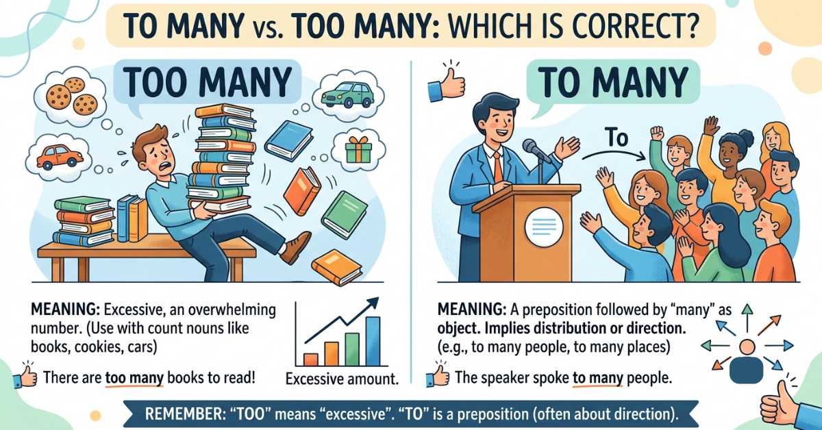 To Many or Too Many: What's the Correct Usage?