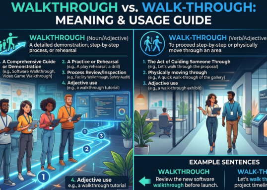 Walkthrough or Walk-Through: Meaning & Usage Guide