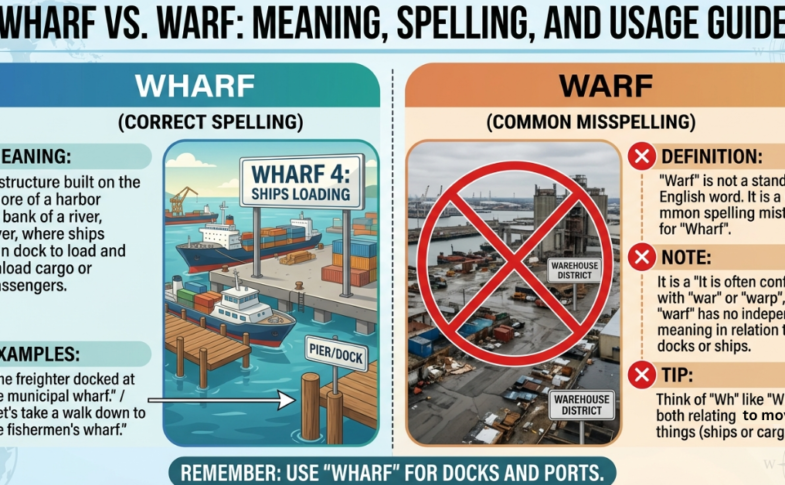 Wharf vs Warf: Meaning, Spelling, and Usage Guide