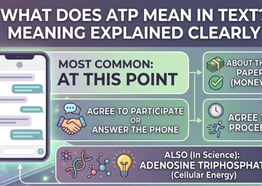 What Does ATP Mean in Text? Meaning Explained Clearly