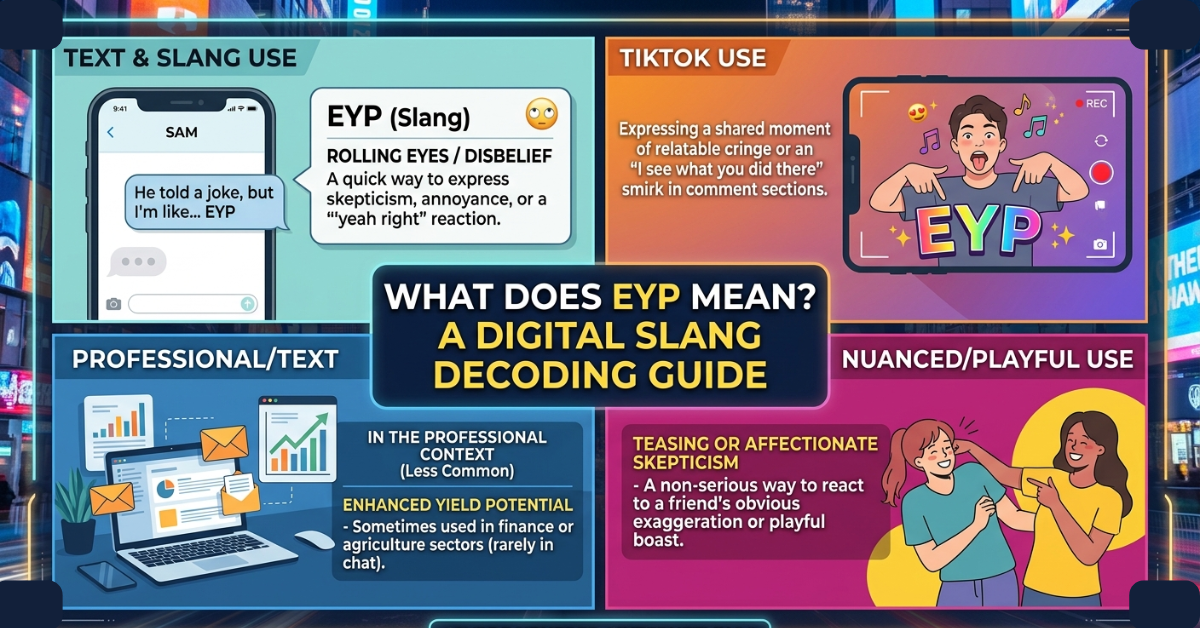 What Does EYP Mean? Text, Slang, TikTok & Dirty Use