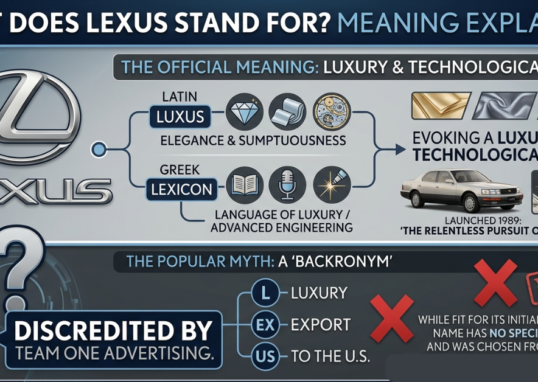 What Does Lexus Stand For? Meaning Explained