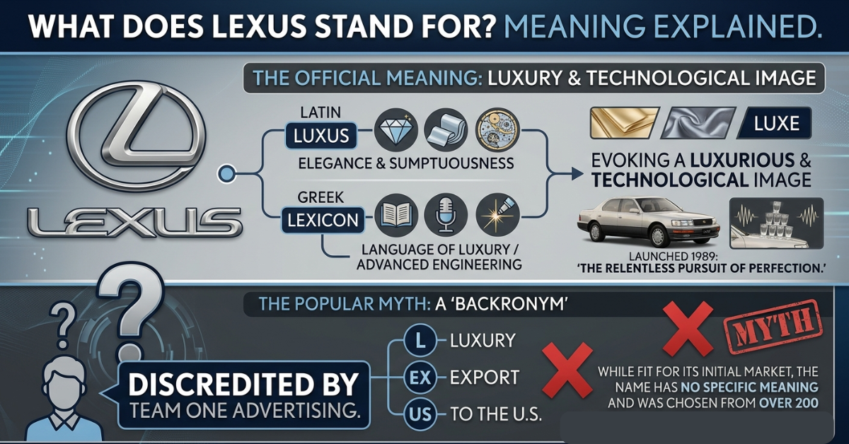 What Does Lexus Stand For? Meaning Explained