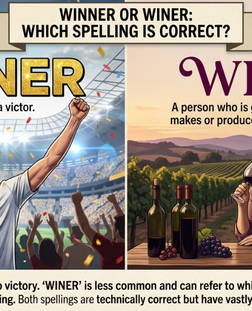 Winner or Winer: Which Spelling Is Correct?