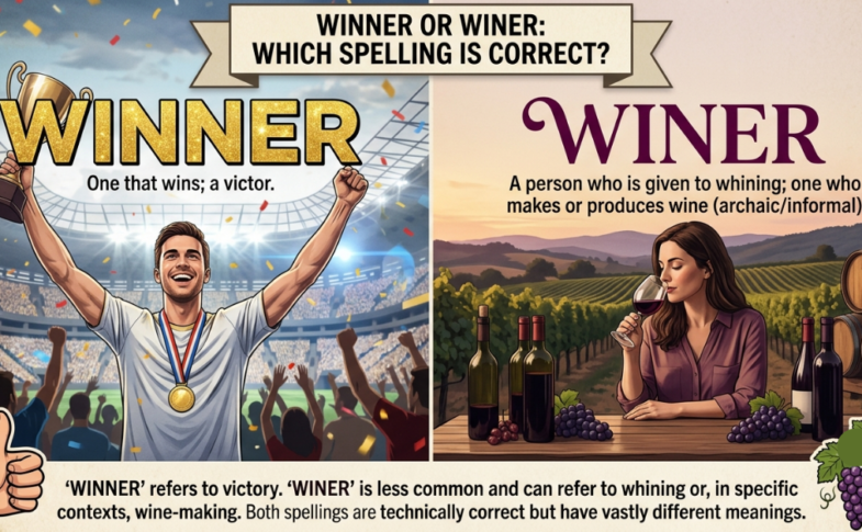 Winner or Winer: Which Spelling Is Correct?