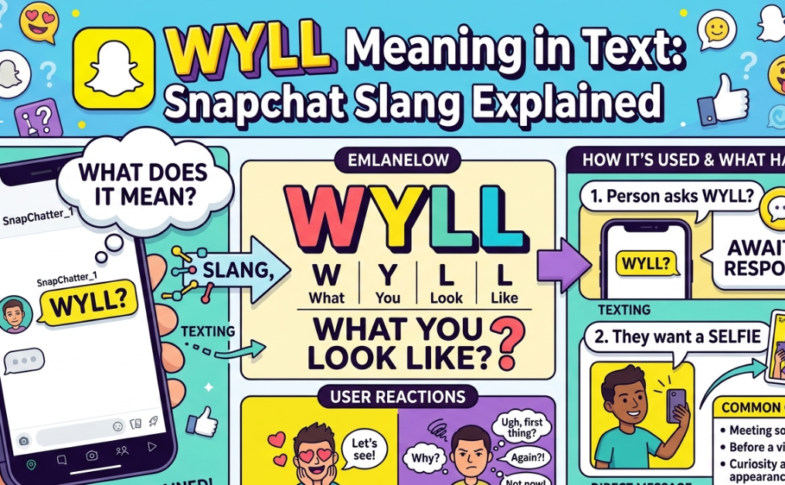 Wyll Meaning in Text: Snapchat Slang Explained generate an image
