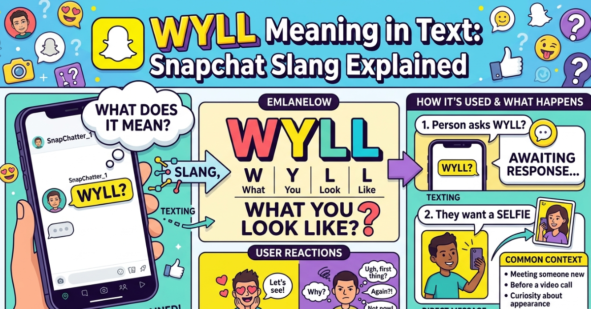 Wyll Meaning in Text: Snapchat Slang Explained generate an image