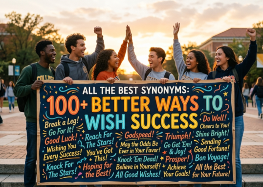 All the Best Synonym: 100+ Better Ways to Wish Success