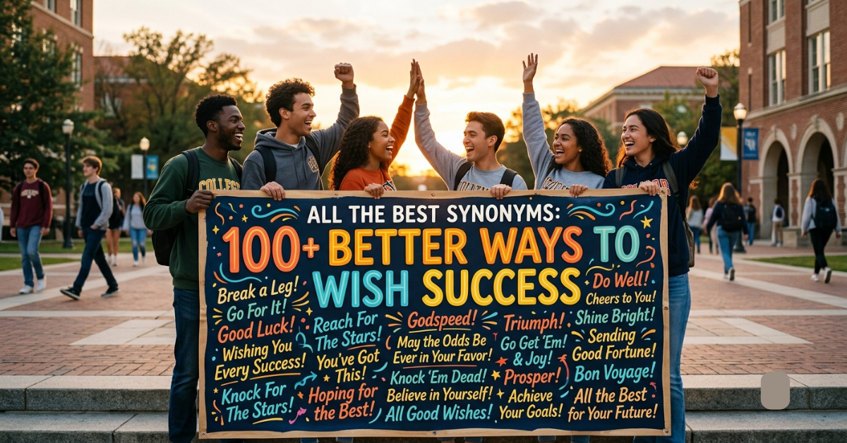 All the Best Synonym: 100+ Better Ways to Wish Success
