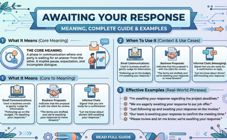 Awaiting Your Response Meaning: Complete Guide & Examples