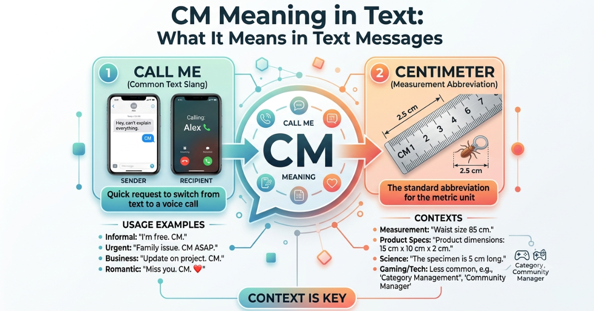 CM Meaning in Text: What It Means in Text Messages