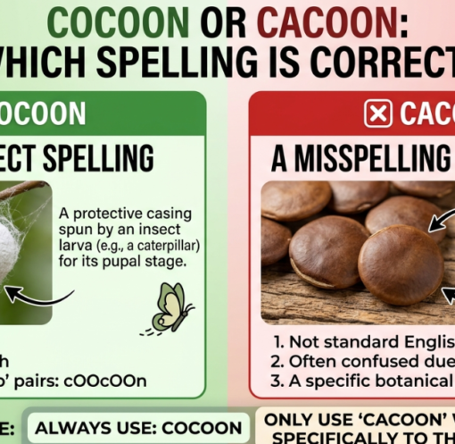 Cacoon or Cocoon: Which Spelling Is Correct?