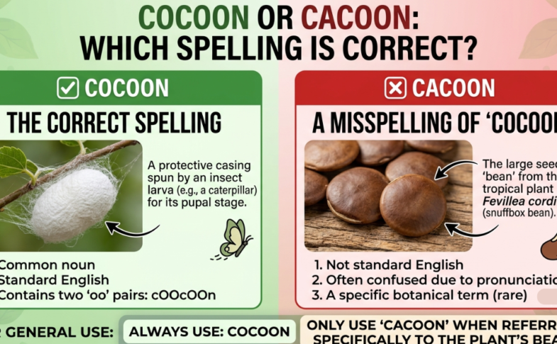 Cacoon or Cocoon: Which Spelling Is Correct?
