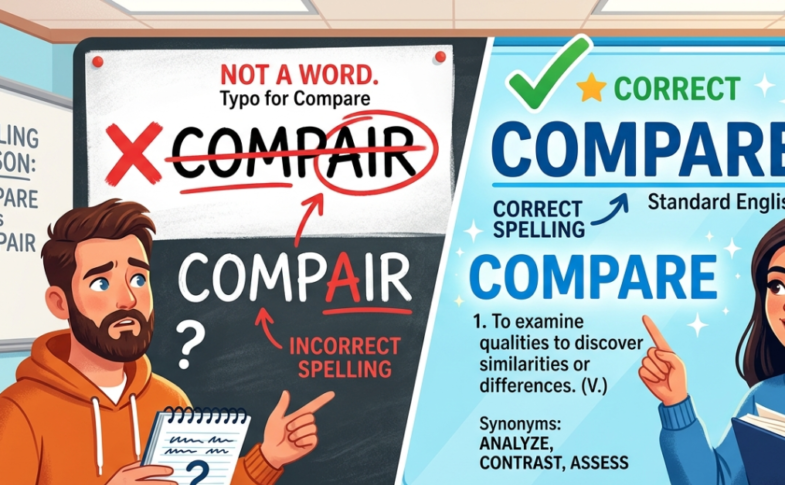 Compair or Compare: Which Spelling Is Correct?