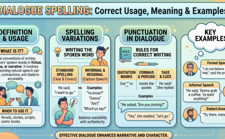 Dialogue Spelling: Correct Usage, Meaning & Examples