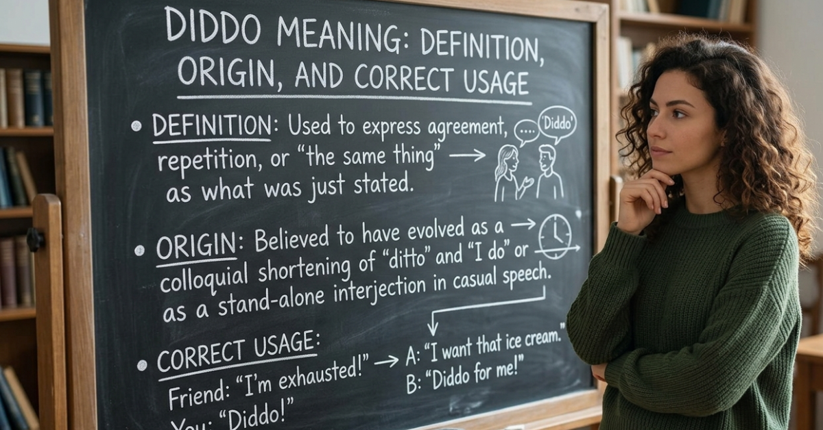 Diddo Meaning: Definition, Origin, and Correct Usage