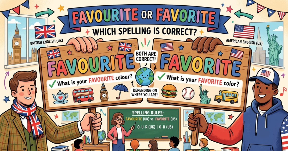 Favourite or Favorite: Which Spelling Is Correct?