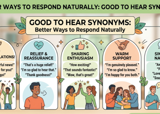 Good to Hear Synonyms: Better Ways to Respond Naturally
