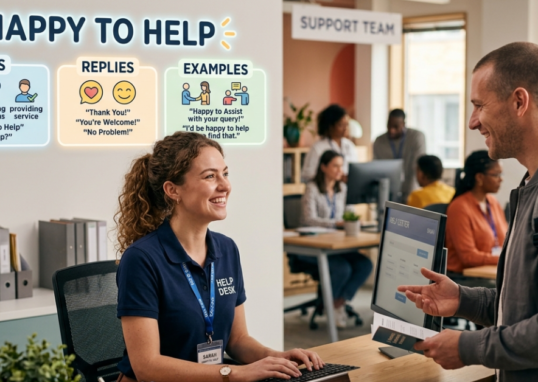 Happy to Help Meaning: Uses, Replies, and Examples