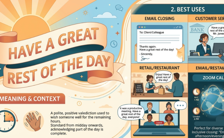 Have a Great Rest of the Day Meaning and Best Uses