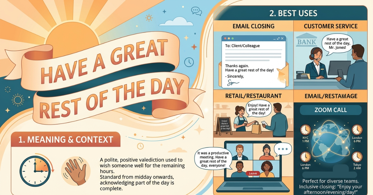 Have a Great Rest of the Day Meaning and Best Uses