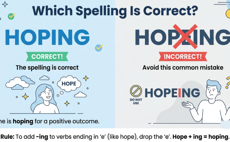 Hopeing or Hoping: Which Spelling Is Correct?