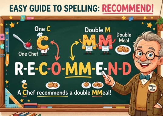 How to Spell Recommend Correctly: Easy Guide to Remember