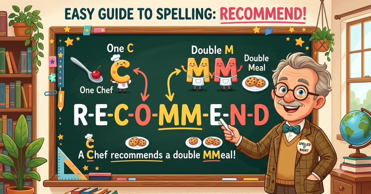 How to Spell Recommend Correctly: Easy Guide to Remember