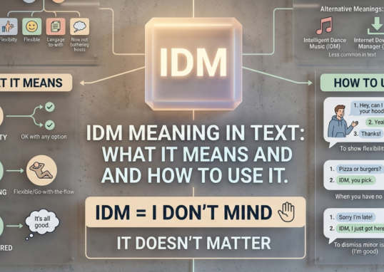 IDM Meaning in Text: What It Means and How to Use It