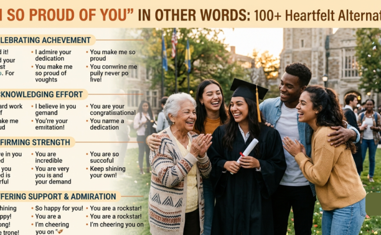 I'm So Proud of You in Other Words: 100+ Heartfelt Alternatives