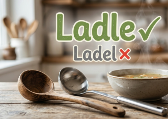 Ladel or Ladle: Which Spelling Is Correct?