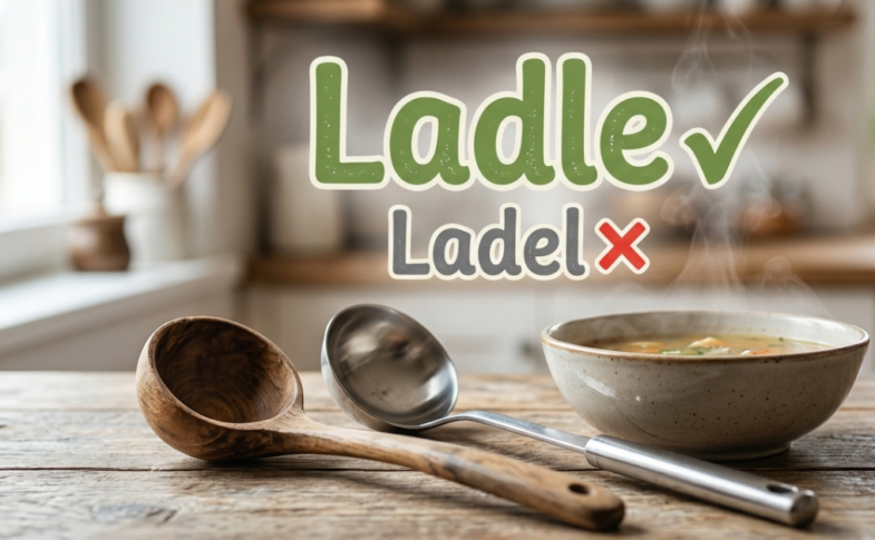 Ladel or Ladle: Which Spelling Is Correct?