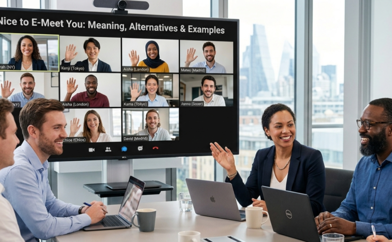 Nice to E-Meet You: Meaning, Alternatives & Examples