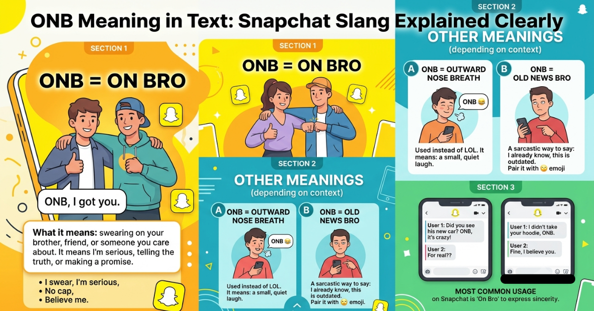 ONB Meaning in Text: Snapchat Slang Explained Clearly