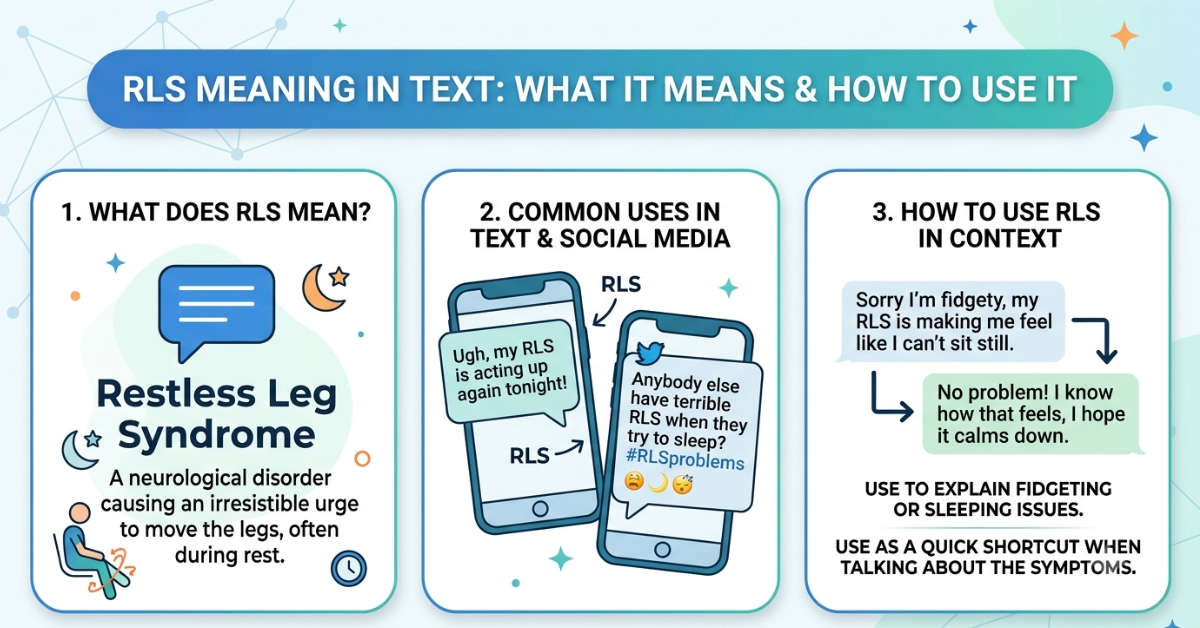 RLS Meaning in Text: What It Means and How to Use It
