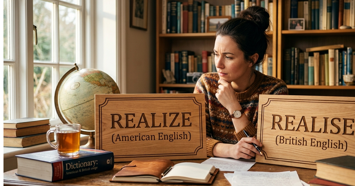 Realise or Realize: Which Spelling Is Correct?