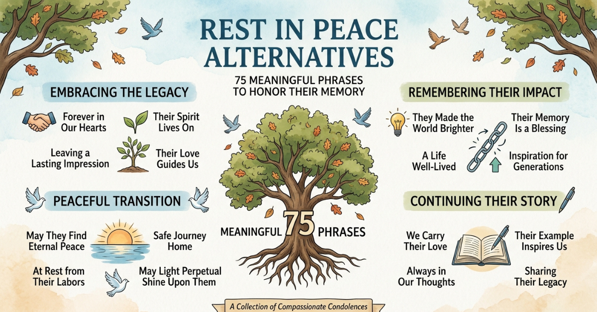 Rest in Peace Alternative: 75 Meaningful Phrases